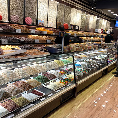 lokumluk ve teşhir dolapları