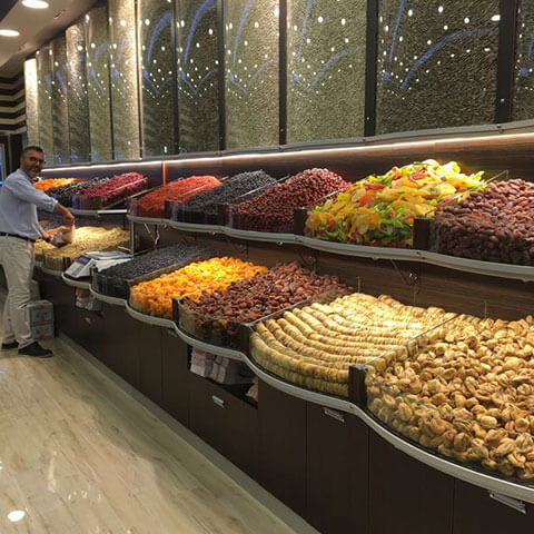 kuruyemiş reyonları